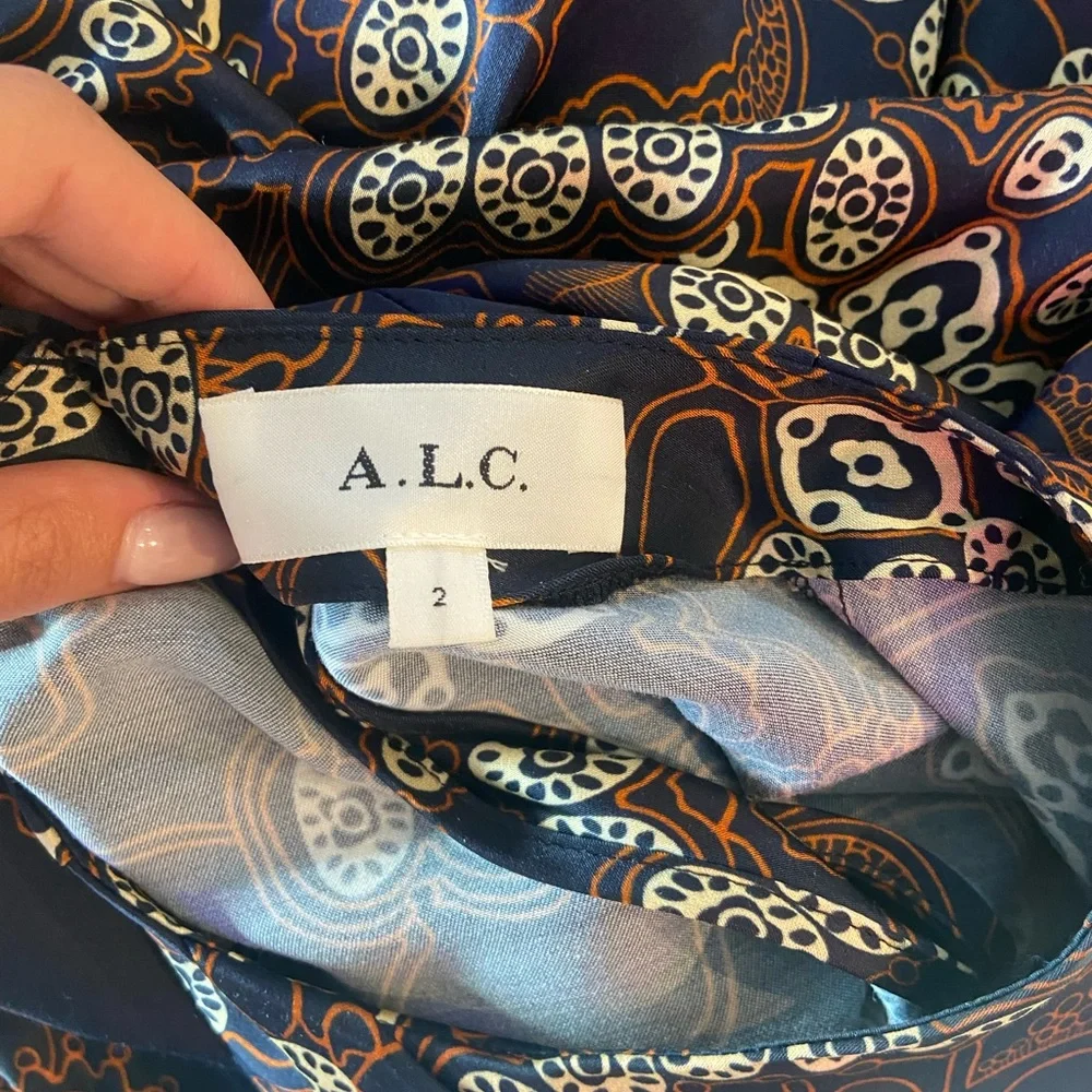SOLD Dion Printed Mini Dress | ALC - Picture 7 of 13